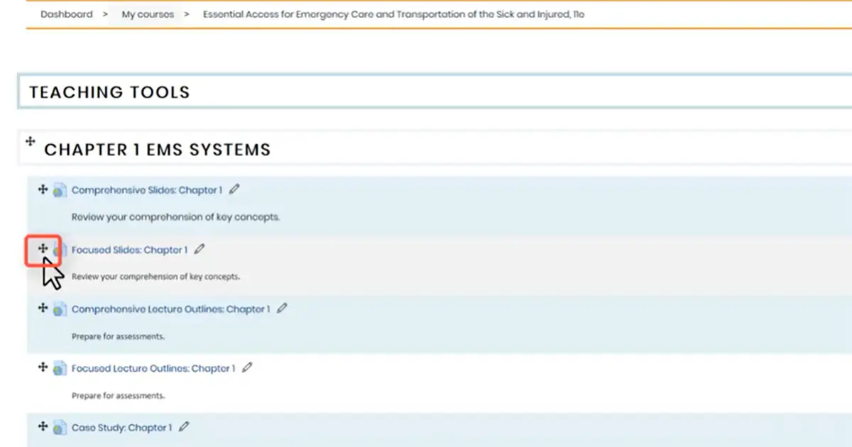 how-to-move-and-rearrange-course-content