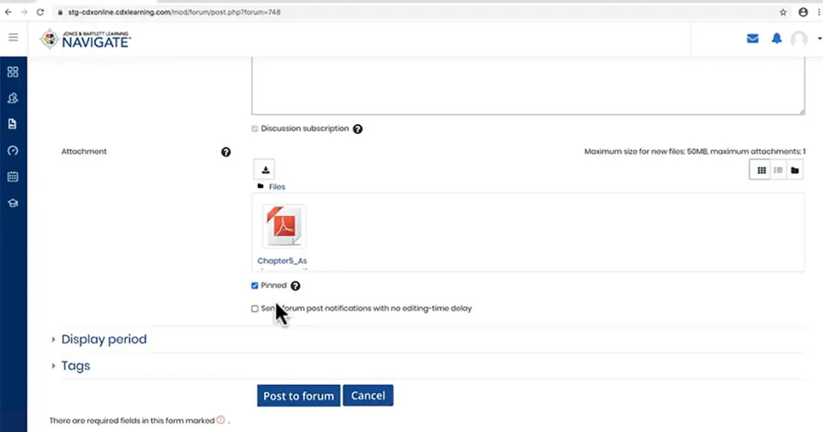 post-course-announcements