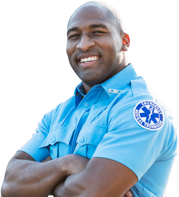 African American male paramedic